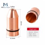 D10.5 H22 Type E Laser Cutting Nozzle - Image 3