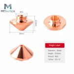 D25 H15.5 M12 EAA Laser Cutting Nozzle - Image 5
