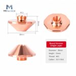 D28 Boost Version Laser Cutting Nozzle