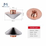 D28 H15 M11 Laser Cutting Nozzle - Image 4