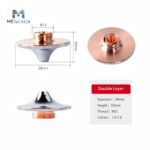D28 H15 M11 Fast Speed Laser Cutting Nozzle - Imagem 6