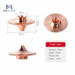 D28 H15 M11 Fast Speed Laser Cutting Nozzle - Imagem 5