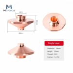 D28 H15 M11 MCSB Raised Laser Cutting Nozzle - Image 6