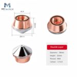 D28 H22 M14 Laser Cutting Nozzle - Image 5