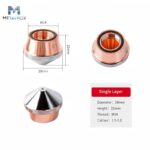 D28 H22 M14 Laser Cutting Nozzle - Image 4