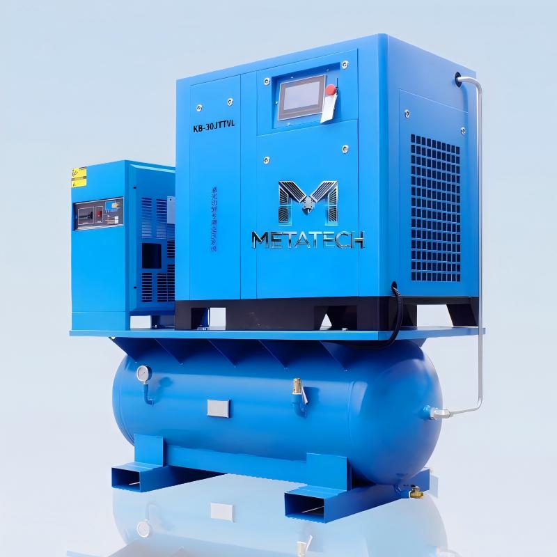 Professional Screw air compressor,variable frequency,silent,long using life for fiber laser cutting