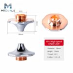 SP-S D28 H15 M11 High Speed Laser Cutting Nozzle