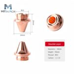 WSX D14 H15 M11 Laser Cutting Nozzle - Image 5