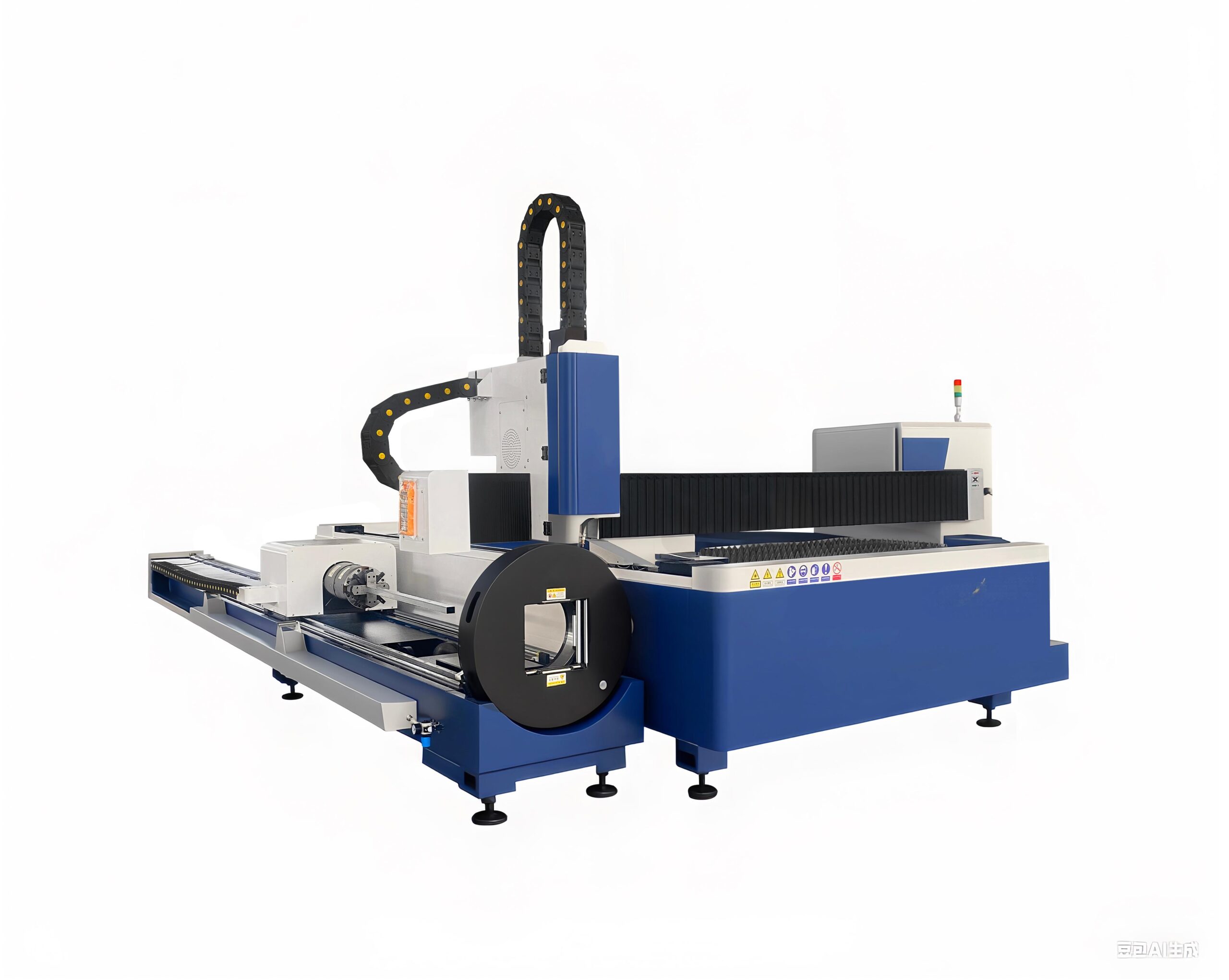 Machine de découpe laser Fibler combinée pour tôles et tubes 2 en 1 2-IN-1 Sheet Pipe tube Combined Fibler laser cutting machine