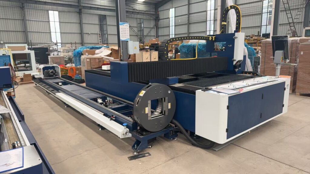 2-IN-1 Sheet Pipe tube Combined Fibler laser cutting machine